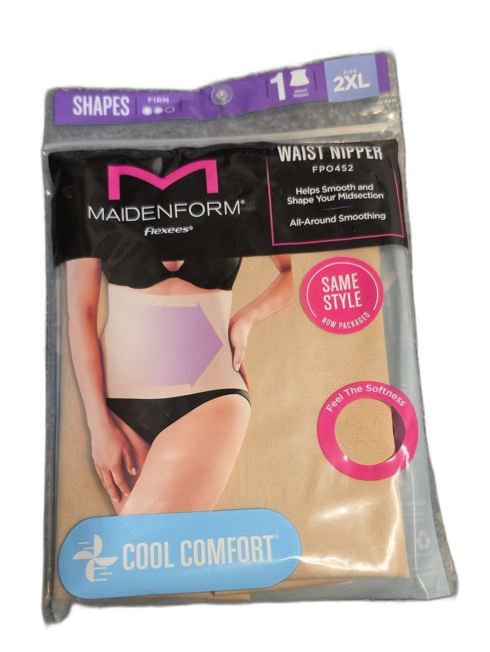 NWT Maidenform Waist Nipper in Beige